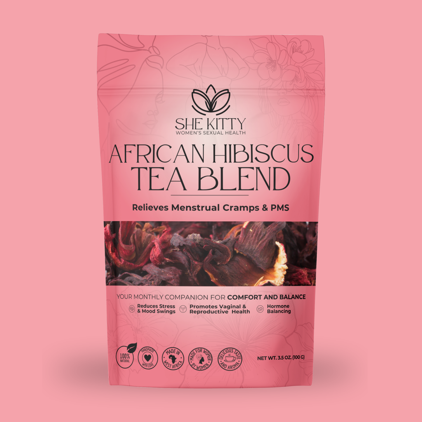 SheWett Herbal Tea Blend | Natural Remedy for Vaginal Dryness Relief